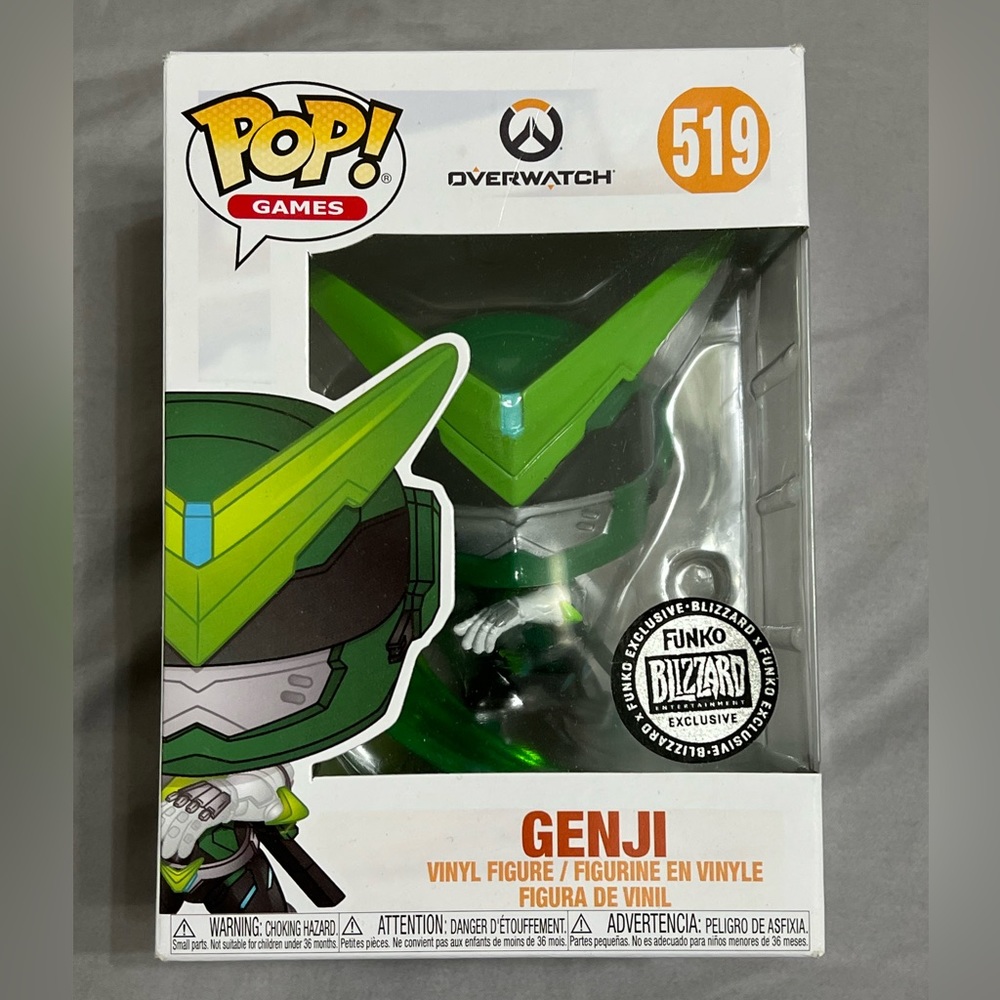 Funko Pop #519 Genji Overwatch Funko Blizzard Exclusive